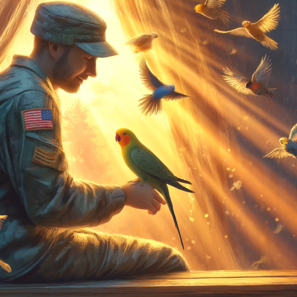 Feathers of Hope: How Rescued Birds are Helping Veterans Heal